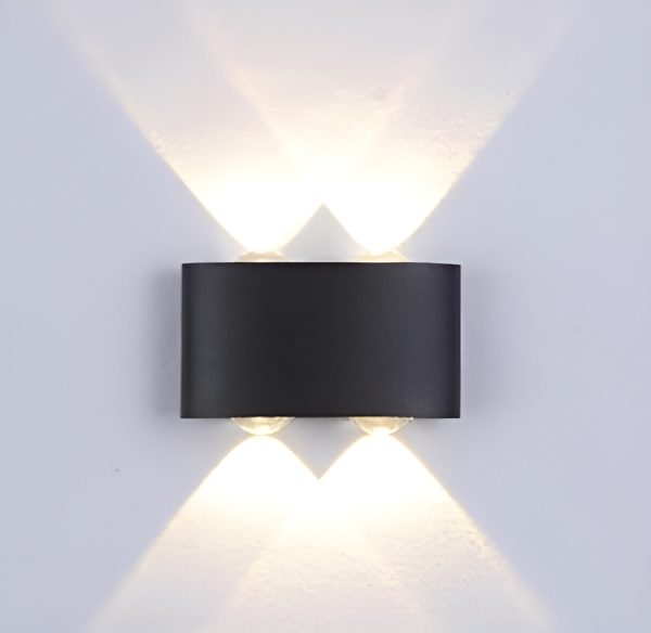 4 Way Outdoor Waterproof Wall Light, Fancy Led Light For Wall, Aluminium Ip65 Waterproof Outdoor Wall Lamps – 4 Watts