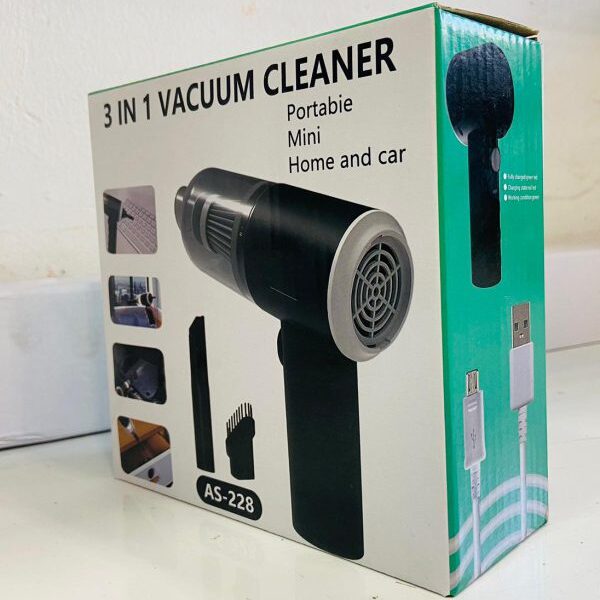 As 228 – 3 In 1 Portable Vacuum Cleaner, Vacuum For Car – Vacuum For Home – Duster