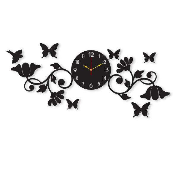 new Beautiful Butterfly Clock | Clock Style Modern Design Decoration Quartz