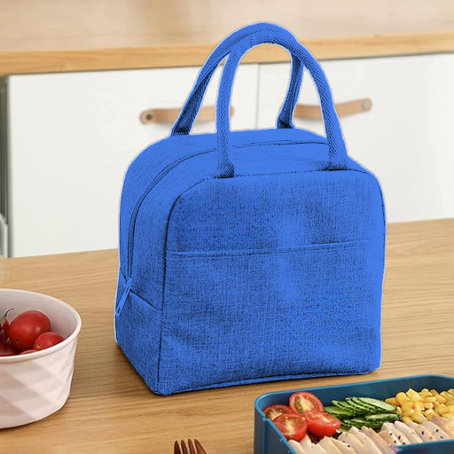 2 pcs Thermal Lunch Box Cold And Heat Insulation Lunch Bag (random Color)